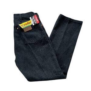 Deadstock VTG Wrangler Pro Rodeo Western Cowgirl Straight Leg Jeans Size 30